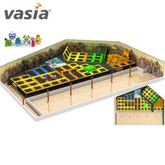 Children Bungee Trampoline Manufacturer Adult Jumping Castle Indoor Trampoline Park - Image 6