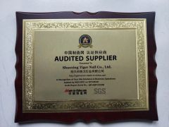 Made in China Certificate certificate from Shaoxing Tiger Nail Co., Ltd.