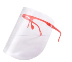 Disposable Face Shield with Adjustable Frame 1 Frame+10 Shields - Image 4
