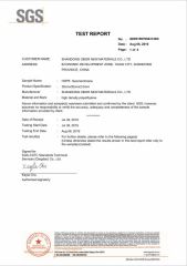 SGS 2.0MM certificate from Shandong Obor New Materials Co., Ltd.