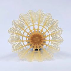 Plastic Shuttlecock Dozen Manufacture Badminton Shuttlecock OEM Yes Usage Game Color Yellow Origin China Model NO. P102 Feature Durable - Image 3