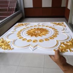 Customized Gypsum Ceiling Tiles with ISO 9001 Origin China Color Colored Trademark HUAMEI HS Code 68099000 Design Style - Image 1