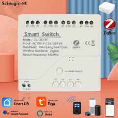 Zigbee Contact Relay Module Smart WiFi Motor Switch Receiver Alexa - Image 3