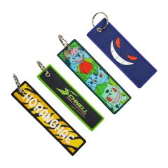 Premium Personalized Metal Key Chains with Custom Embroidery - Image 1