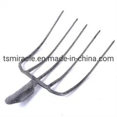 Rake Hoe Four Teeth Rake Three-Tooth Two-Tooth Rake Pine Soil Cultivation Garden Farming Tool Four-Ding Four Teeth Fork - Image 5