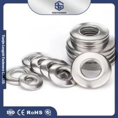 Fasteners Bolts Nuts Washers Large Flat Washers Standard Spring Pin Lock Washer - Tianjin Longshi Fasteners Co., Ltd.