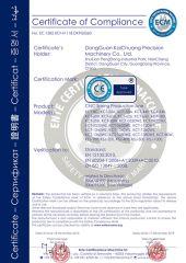 Certificate of Compliance certificate from Guangdong Kaichuang CNC Equipment Co., Ltd.