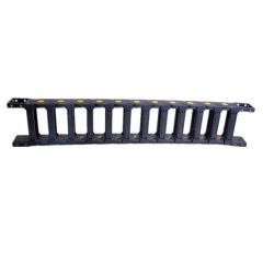Plastic Semi Closed Drag Chain Cable Carrier Color Black Origin China Trademark OEM HS Code 3926909090 Structure Drag - Image 3