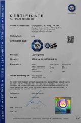 GS of Ratchet strap certificate from Changzhou Z&J Sling Co., Ltd.