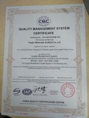 ISO9001:2008-Tianjin Wellmade Scaffold CO.,LTD certificate from Nanjing Wellmade Metalwork Co., Ltd.