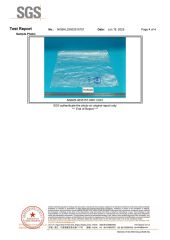 Shirt bag food grade certificate from KAIPING FEILIYANG PACKING MATERIALS CO., LTD.