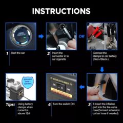 Factory Direct Sales Car Tire Inflator Portable Air Compressor Pencil Tire Inflator - Image 6