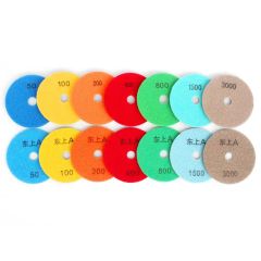3-5" Dry Polishing Pads Origin Jiangxi HS Code 82079010 Trademark singoon Specification 3-5" Connector Velcro Backer Other Set Size - Image 1