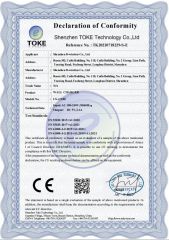 CE certificate of charger certificate from Shenzhen D-Wireless Co., Ltd