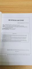 Company registration certificate from Shenzhen Zeniss Technology Co., Ltd.