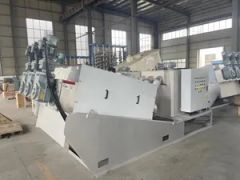Sludge Dewatering Equipment Screw Filter Press Trademark PJEP Model NO. PJXDL HS Code 8421191000 Material SS304/SS316 Protection Level IP55f - Image 5