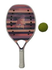 Custom Carbon Fiber Beach Tennis Racket Padel Tennis Paddle Racket - Image 3