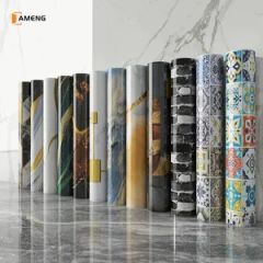 Popular PVC Lamination Film Waterproof PVC Vinyl Wall Paper Self Adhesive Wallpaper Film for Home Decor - Shandong Ameng International Trade Co., Ltd