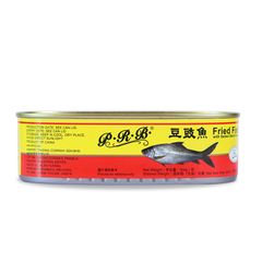 PRB Fried Fish with Salted Black Beans 164g in oil Canned Fish Pearl River Bridge Brand - Guangdong Prb Bio-Tech Co., Ltd.