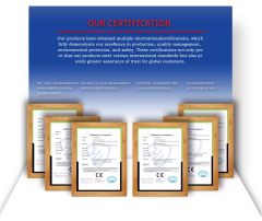 International certifications certificate from Creative Rice Building Materials Co., Ltd