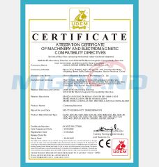 cartoning machine CE certification certificate of Hunan Migrand Machinery Technology Co., Ltd. – certificate photo, supplier certificates section