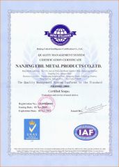 Iso certificate from Jiangsu Ebil Intelligent Storage Technology Co., Ltd.