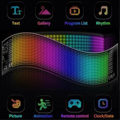Customize Your Ride: Super Bright Programmable Car Rear LED Display - Image 2