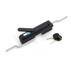 Black Zinc Alloy Electrical Cabinet Door Handle Control Rod Lock for Switchgear - Yitai Lock Co., Ltd.