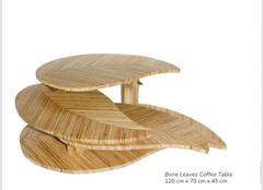 Bone Leaves Coffee Table Production Capacity 40-50 Units Per Month Customization Capability Ready For Any Special Custom - Image 1