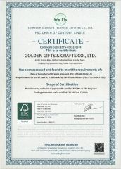 FSC certificate from GOLDEN GIFTS & CRAFTS CO., LTD.