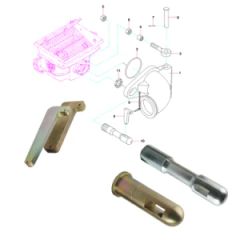 Hinged Outlet Elbow Latch Screw Plug in Board for Pumping System Concrete Pump Parts - Changsha Smart Machinery Technology Co., Ltd