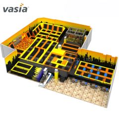 China Small Indoor Sports Adults Fun Park Commercial Trampoline Park - China Trampoline Park and Trampoline Park Equipment Price - Image 3