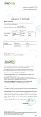 BFR certificate certificate from Shandong Bluesun Chemicals Co., Ltd.