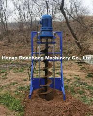 10m Drilling Depth One Man Well Drilling Rig Portable Solar Pile Driver for Sale - Image 3