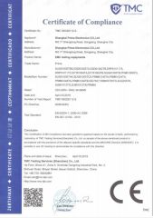 CE certificate from Shanghai Prima Electronic Co., Ltd.