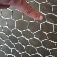 Basket Wall Heavy Zinc Coated Box PVC Galfan 260GSM Hexagonal Gabion Mesh - Chumash Metal Products Ltd.