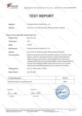 roof top tent test certificate from Shanghai Remaco Industrial Co., Ltd.