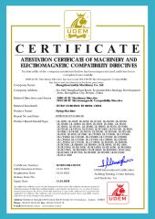 CE04 certificate from Zhucheng Lonkia Co., Ltd