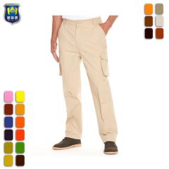 Industrial Mens Elastic Work Cargo Pants Color Blue Fabric Twill Gender Unisex Structure Baggy Size Custom Size Accessories - Image 2