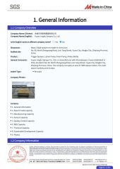 SGS certificate of Yuyao Jingdu Sprayer Co., Ltd – certificate photo, supplier certificates section
