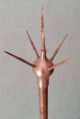 Type1 Lightning Surge Arresters Warranty NIL Material Copper Rated Current 5kA Certification NIL Rated Voltage 11kV Air Terminal Type Pointed - Image 2