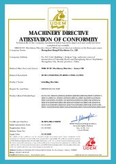 Labelling Machine CE Certificate certificate from Zhengzhou Hongdi Machinery Co., Ltd.