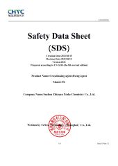 MSDS-crosslinking agent certificate from Leman (Suzhou) Polymer Technology Co., Ltd.