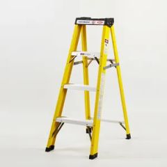 Folding Fiberglass Stairs with Red Color MOQ 200 PCS Height 120cm Weight 5.8kgs Loading 150kg Thickness 1.4mm Max Load 150 - Image 2