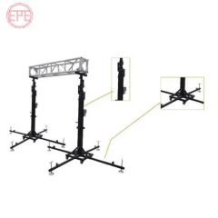 Steel Crank Stand Heavy Duty Light Stand Color Black Shape Square Origin China Length 2.1m-7m Service 24hours HS Code - Image 5