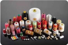 Functional Sewing Threads with Special Features Pattern Dyed Origin China Trademark A&E DunHuang Material 100% Polyester - Image 1