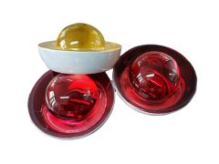 10cm Pattern High Quality Reflective Runway Light Glass Cat Eye Road Stud - Image 1