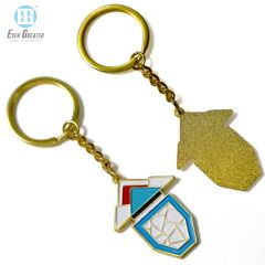 Sublimation Hard Enamel Keychains Custom Metal Keychain Origin China Shape Customized Feature Anti Rust HS Code - Image 2