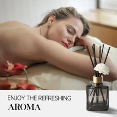 200ml Wholesale Wedding Luxury Design Gift Set Packaging Box Aroma Rattan Sticks Glass Bottle Reed Diffuser - Image 4