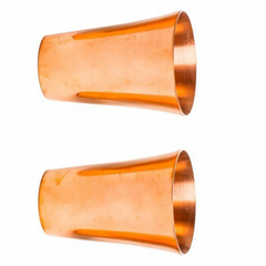 Golden Original Copper Shot Glass, For Multi, Size: Varied Size Varied Color Golden Design Original Shape Cylindrical Capacity - Image 3